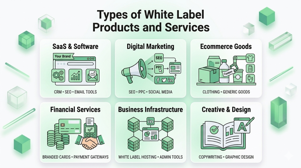 Types of White Label Products and Services