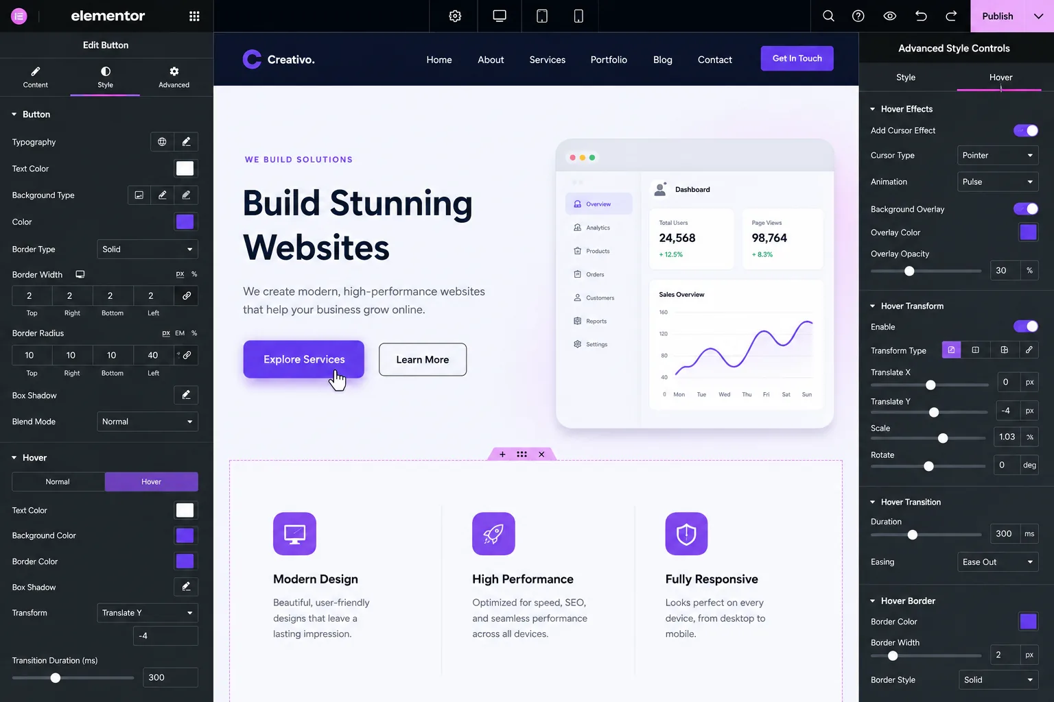 Elementor template and block library for advanced website design Elementor template and block library for advanced website design