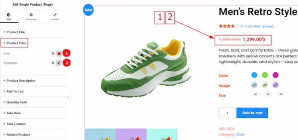 Customize the Product Price Section Customize the Product Price Section