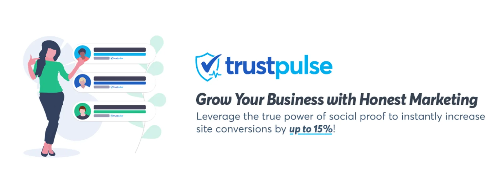 TrustPulse social proof plugin showing recent purchase notifications TrustPulse social proof plugin showing recent purchase notifications