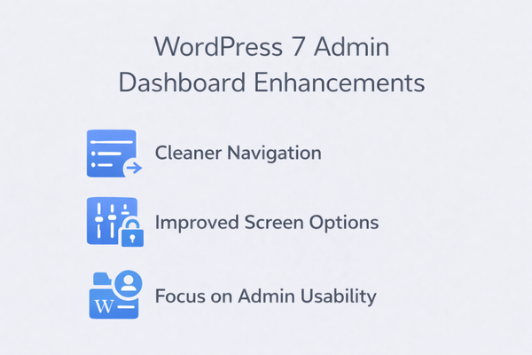 WordPress 7 Admin Dashboard Enhancements