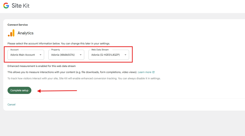 Set up Google Analytics Integration