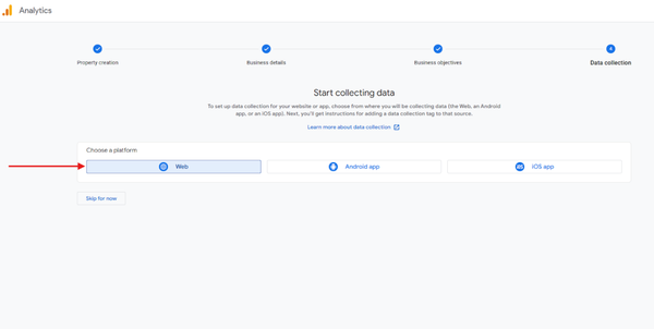 web for data collection web for data collection