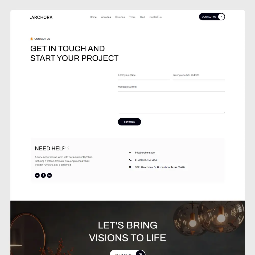 Archora Contact Us