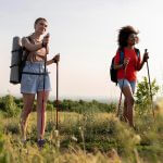 Women walking together