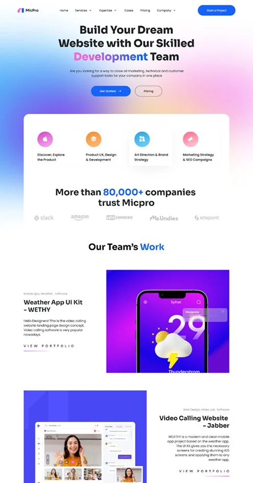 Element Pack Pro template preview