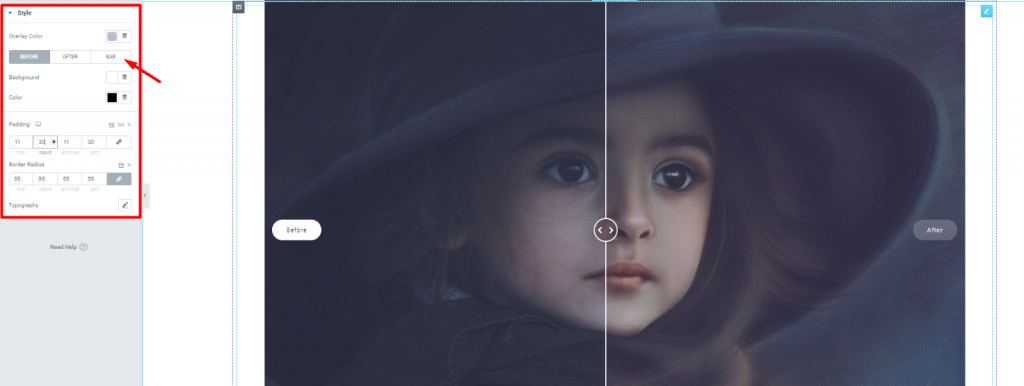 Styling the image slider