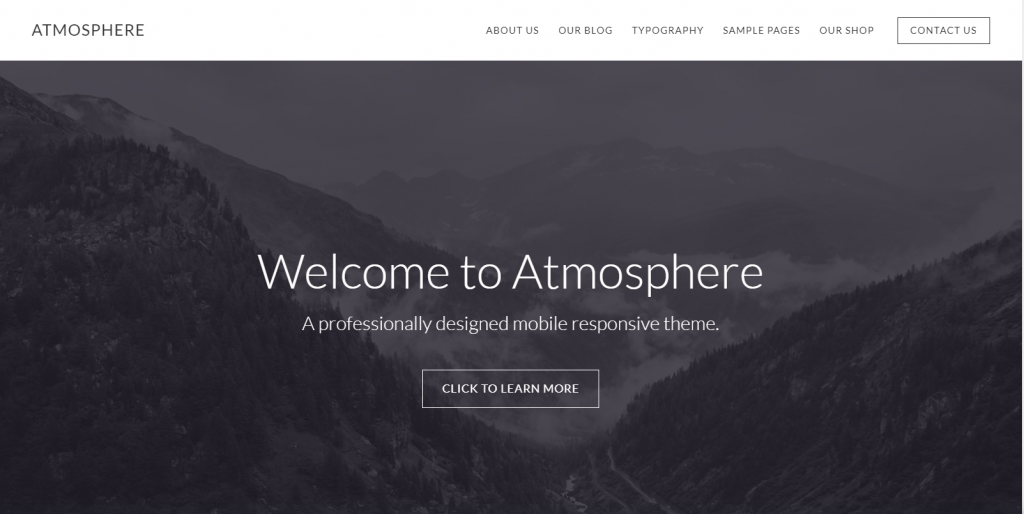 Atmosphere Pro Theme is one of the best themes for Elementor.