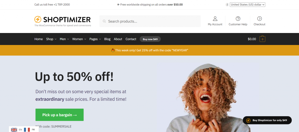 Jupiter X is a top 10 WordPress WooCommerce Themes compatible with Elementor