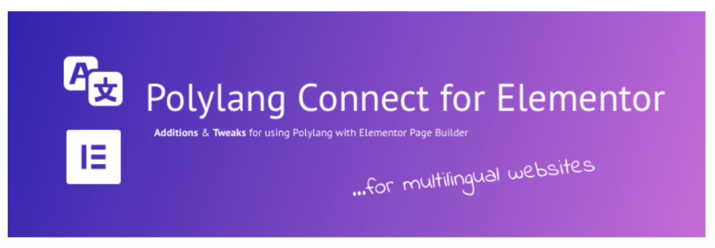 Polylang Connect for Elementor plugins