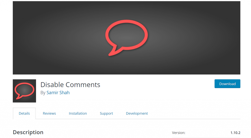 disable comments wordpress plugin