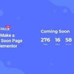 How to make a coming soon page using Elementor  [updated-21]