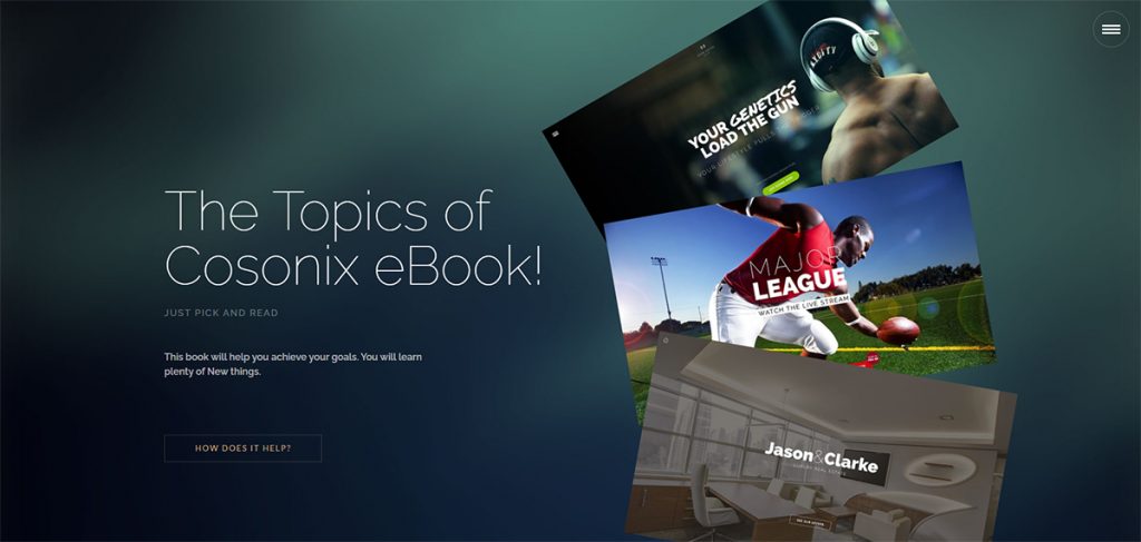 Cosonix Best WordPress Themes for Selling eBooks