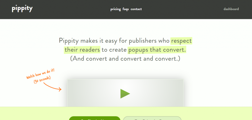Pippity Email capture tools for WordPress