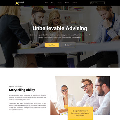 Advising-Home Page