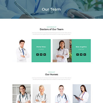 Mediplus-Team Page