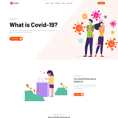 Covid 19-Homepage