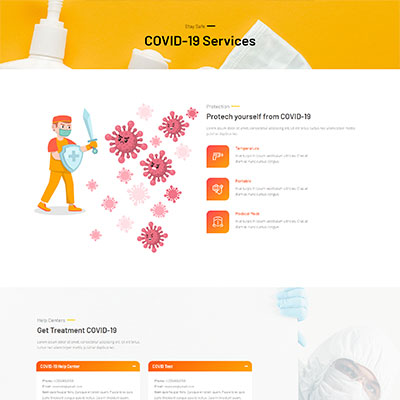 Covid 19-Services Page