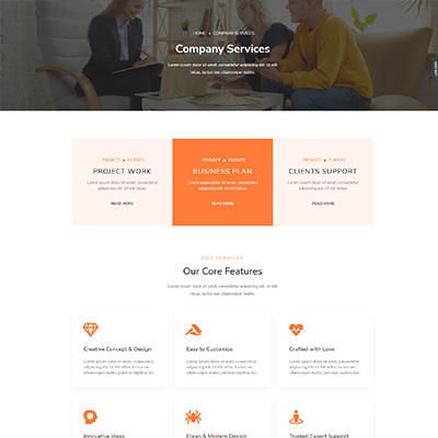 Business-Service Page