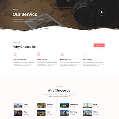 Travel-Service Page
