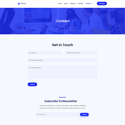 It Contact Page