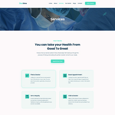 Doctor Services Page