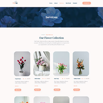 Flower Services Page