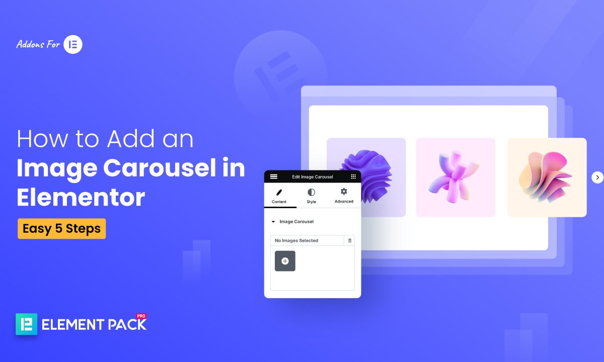 How to Add an Image Carousel in Elementor | Easy 5 Steps