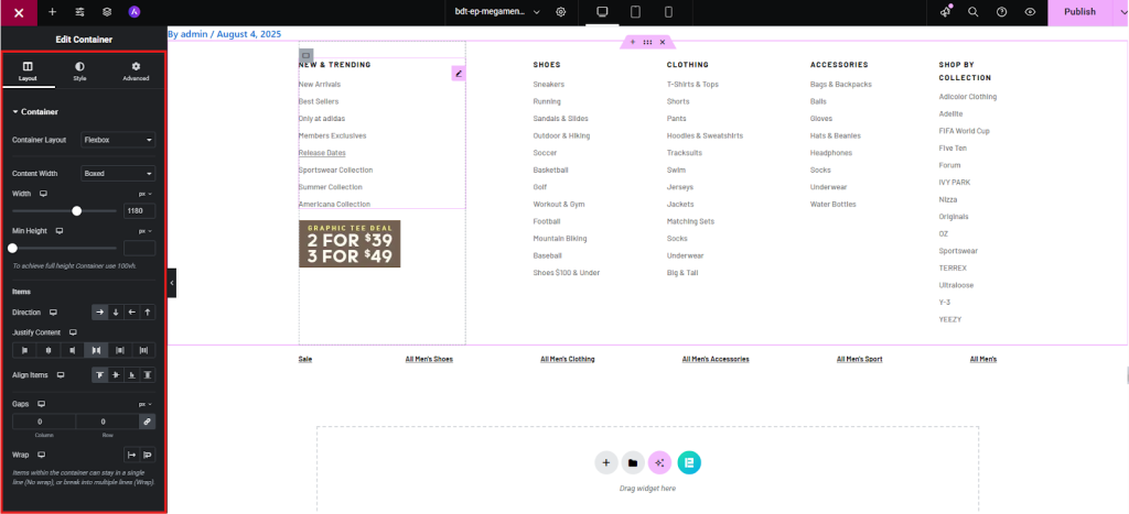 adjust styling and content as needed