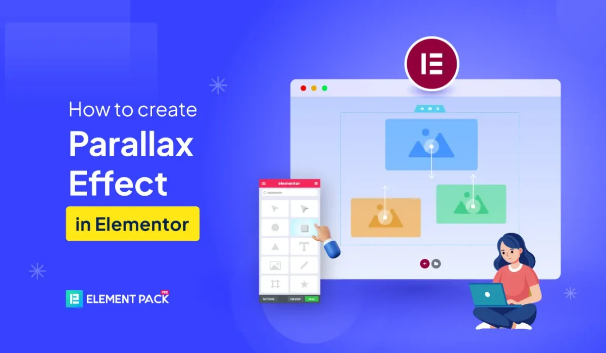 how to create parallax effect in elementor