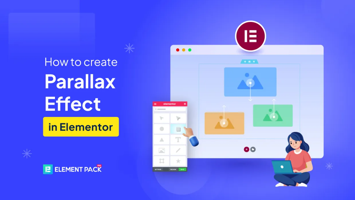 how to create parallax effect in elementor