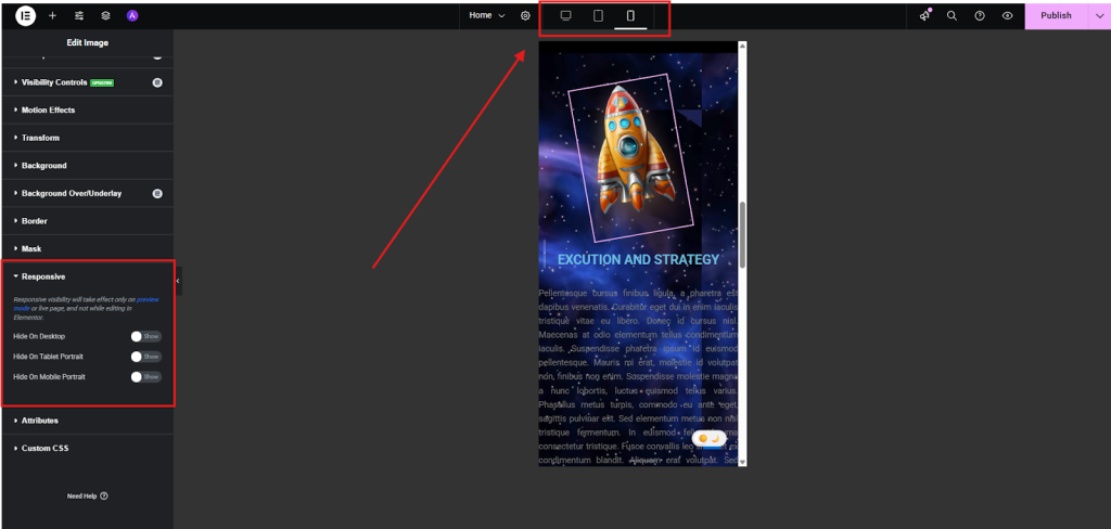 Optimize for different Devices