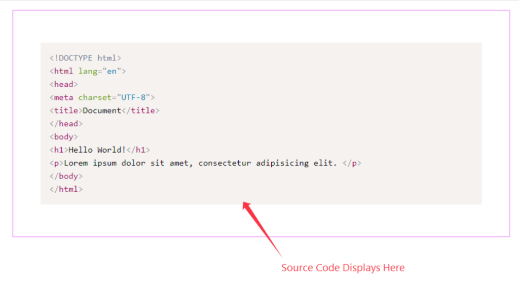 customize the default source code