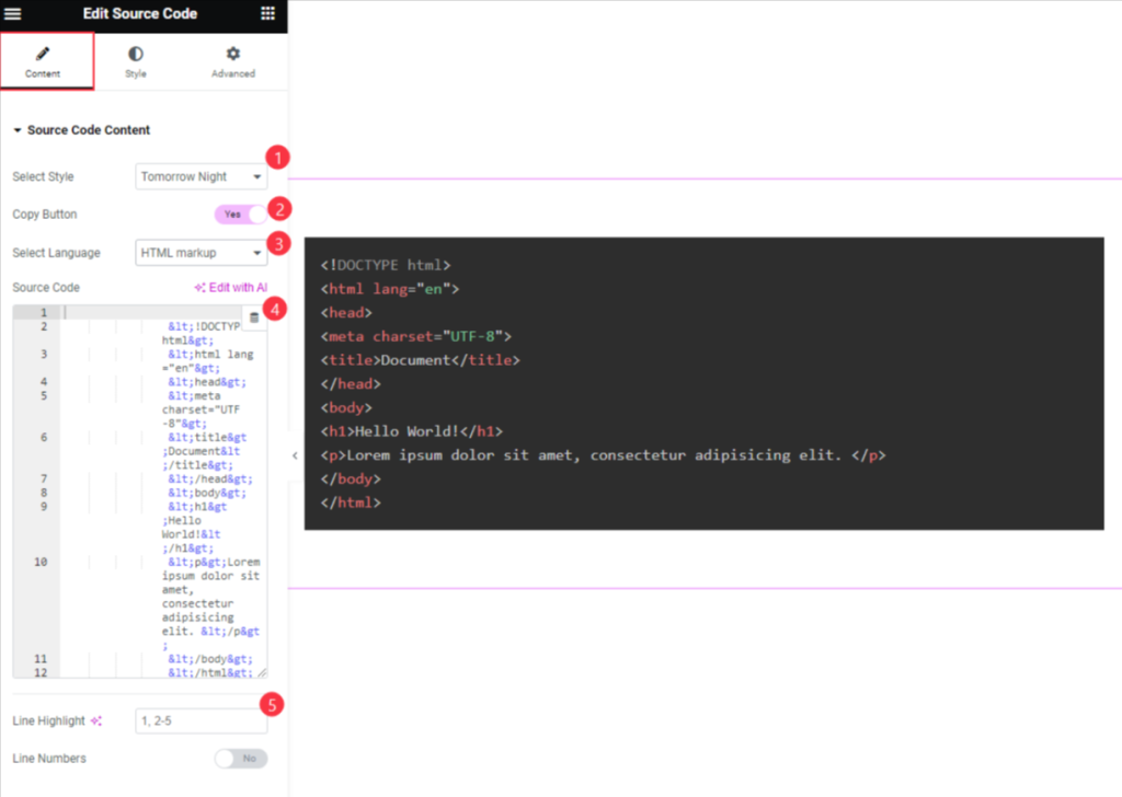 Select Your Style Preset 