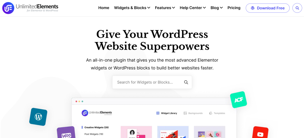 Unlimied Elements - Elementor addon alternatives